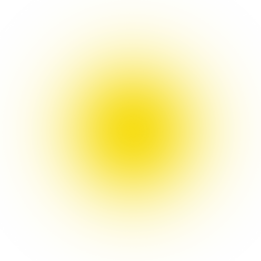 transparent round gradient yellow